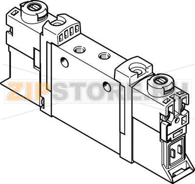 Распределитель с электроуправлением Festo VUVG-L10A-P53E-ZT-M3-1P3 