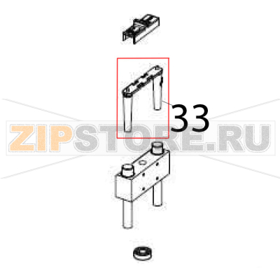 Basket support with pins Vema AP 2091 Basket support with pins Vema AP 2091Запчасть на деталировке под номером: 33