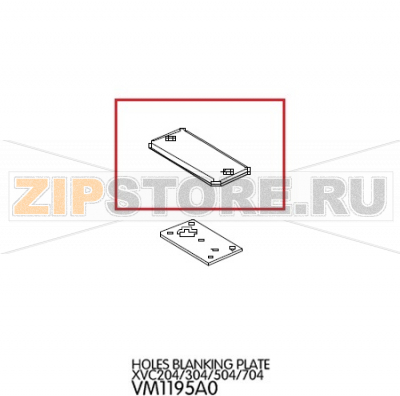 Holes blanking plate Unox XVC 304 Holes blanking plate Unox XVC 304Запчасть на деталировке под номером: 79Название запчасти на английском языке: Holes blanking plate Unox XVC 304