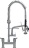 PRE-RINSE UNIT INOX 650 mm W/TAP