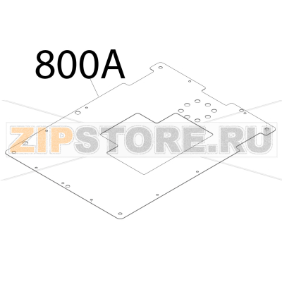 Protezione inf. Sirman Palladio 350 Automec Protezione inf. Sirman Palladio 350 AutomecЗапчасть на деталировке под номером: 800A