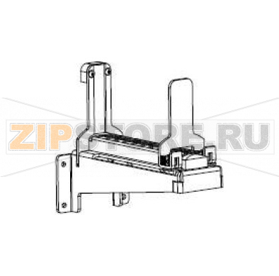 Кронштейн для этикетки (опция) Zebra ZT620 Шпиндель подающий этикетку (опция) Zebra ZT620Запчасть на сборочном чертеже под номером: 4Количество запчастей в устройстве: 1Название запчасти Zebra на английском языке: Media Supply Hanger (optional field-installed hanger)