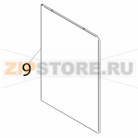Rear left panel advance elec. Fagor AE-101