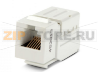 Hyperline KJNE-6P6C-C2-90-WH Вставка Keystone Jack, RJ-12(6P6C), 110 IDC, заделка с помощью NE-TOOL, белая