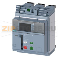 fixed-mounted circuit breakers 3-pole, frame size 0, IEC In=630A to 690V, 50/60Hz AC Icu=42kA at 415V Icu=42kA at 500V ETU660 electronic trip units LSIG display with tripped signaling switch, RTC and  4Aux auxiliary switches protection adjustable l: Ir 0.