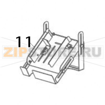 Universal cutter catch tray (full set) TSC MB240 Universal cutter catch tray (full set) TSC MB240Запчасть на деталировке под номером: 11