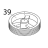 V-belt pulley 50Hz Bear Varimixer AR80 VL-1S