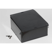 Корпус 120x120x59 мм, материал: пластик, черный, 1 шт Hammond 1591UF2SBK