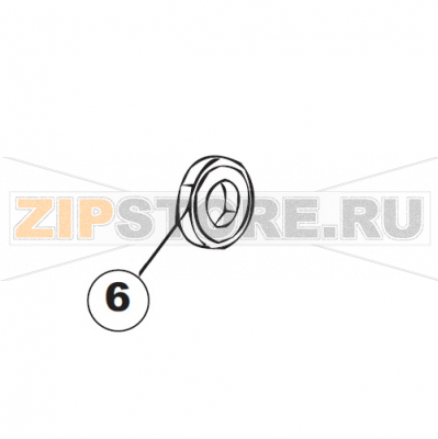 Wash Pump Shaft Seal For Glasswasher Apach AC800                         Wash Pump Shaft Seal For Glasswasher Apach AC800Запчасть на сборочном чертеже под номером:6Название запчасти Apach на итальянском языке: Wash Pump Shaft Seal For Glasswasher Apach AC800