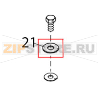 Washer 5/16” x 3/4” elzinkt Bear Varimixer AR80 VL-1S
