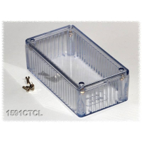 Корпус 150x80x50 мм, материал: поликарбонат, 1 шт Hammond 1591DTCL