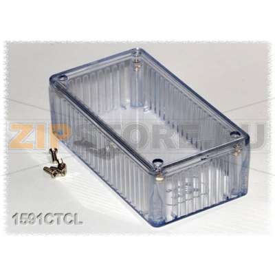 Корпус 150x80x50 мм, материал: поликарбонат, 1 шт Hammond 1591DTCL 