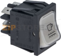 ПЕРЕКЛЮЧАТЕЛЬ БЕЛЫЙ ДВУХПОЛЮСНЫЙ 16A 250 NUOVA SIMONELLI 04200120