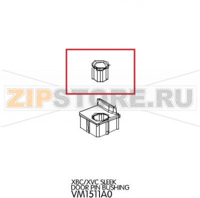 Sleek door pin bushing Unox XVC 205 Sleek door pin bushing Unox XVC 205Запчасть на деталировке под номером: 105Название запчасти на английском языке: Sleek door pin bushing Unox XVC 205