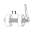 Label supply spindle assembly TSC ME340