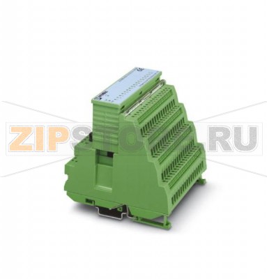 Модуль цифрового ввода INTERBUS-ST Phoenix Contact IB ST ZF 24 BDI 16/4 16 входов, 24 В пост. тока, 4-проводная схема подключения, степень защиты IP20, состоит из: клеммная часть (пружинные клеммы) и электронный модуль.Минимальный заказ: 1 шт.Упаковка: 1 шт.