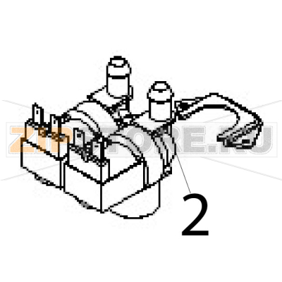 In1-out 2&quot; 3/4&quot;&quot; Angelo Po FC1011G In1-out 2" 3/4"" Angelo Po FC1011GЗапчасть на деталировке под номером: 2