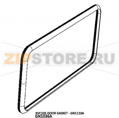 Door gasket - GN1110A Unox XVC 105E Door gasket - GN1110A Unox XVC 105EЗапчасть на деталировке под номером: 42Название запчасти на английском языке: Door gasket - GN1110A Unox XVC 105E
