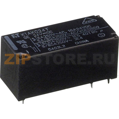 Реле электромагнитное 24 В/DC, 16 А, 1 шт Fujitsu FTR-K1AK024T 