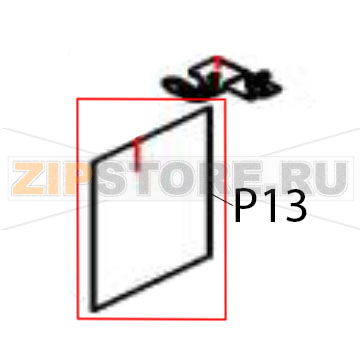 Splash shield Hurakan HKN-WP900M Splash shield Hurakan HKN-WP900MЗапчасть на деталировке под номером: P13