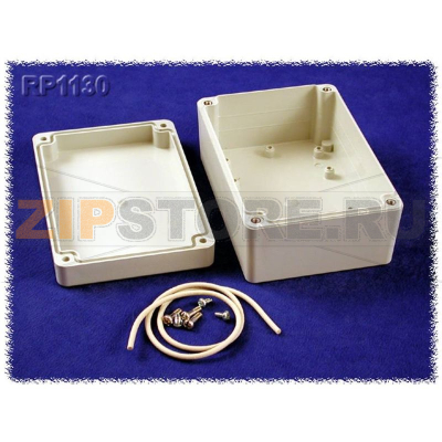 Корпус 125x85x85 мм, материал: поликарбонат, серый, 1 шт Hammond RP1150 