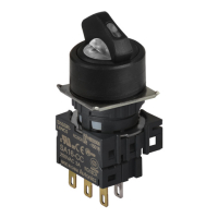 Переключатель селекторный, Ø отверстия: 16 мм Autonics S16SR-L6WC5