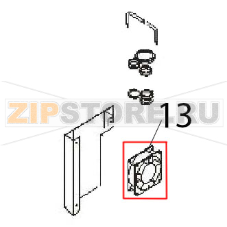 Fan 20 W, 120 mm Angelo Po FM611E1 Fan 20 W, 120 mm Angelo Po FM611E1Запчасть на деталировке под номером: 13