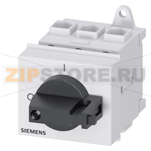 ГЛАВНЫЙ УПРАВЛЯЮЩИЙ ПЕРЕКЛЮЧАТЕЛЬ 3 ПОЛЮСА IU=25, P/AC-23A AT 400V=9, 5KW МОНТАЖНОЕ ОСНОВАНИЕ МОНТ. РЕЙКА /МОНТАЖ ПОСР. 2 ОТВЕРСТИЙ РЫЧАГ ЧЕРН. Siemens 3LD2130-0TK11 