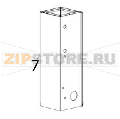 Chamber Hurakan HKN-HVZ60 Chamber Hurakan HKN-HVZ60Запчасть на деталировке под номером: 7