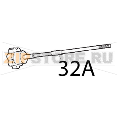 Tirante paralama Sirman Agata 250 Tirante paralama Sirman Agata 250Запчасть на деталировке под номером: 32A