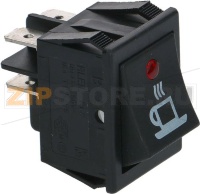 ЧЕРНЫЙ ДВУХПОЛЮСНЫЙ ВЫКЛЮЧАТЕЛЬ 16А 250В