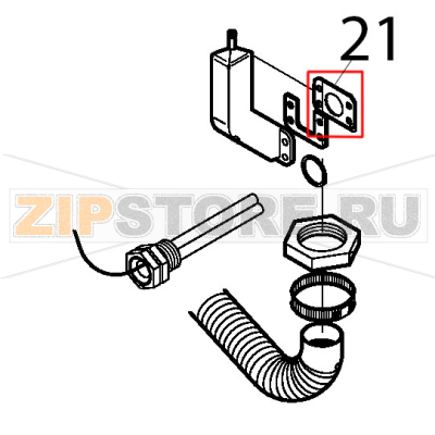 Air trap gasket Silanos E1000 Air trap gasket Silanos E1000Запчасть на деталировке под номером: 21