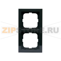 Рамка двухместная, антрацитовая ABB 2TKA000333G1