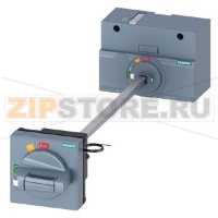 ПОВОРОТНЫЙ ПРИВОД С УСТАНОВКОЙ НА ДВЕРЬ СТАНДАРТ. IEC IP65 C ВЗАИМНОЙ БЛОКИРОВКОЙ ДВЕРИ КОМПЛЕКТ ПОДСВЕТКИ 24 В ПОСТ. ТОКА ПРИНАДЛЕЖНОСТЬ ДЛЯ 3VA1/5 250 Siemens 3VA9257-0FK23