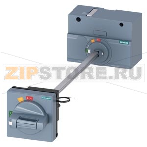 ПОВОРОТНЫЙ ПРИВОД С УСТАНОВКОЙ НА ДВЕРЬ СТАНДАРТ. IEC IP65 C ВЗАИМНОЙ БЛОКИРОВКОЙ ДВЕРИ КОМПЛЕКТ ПОДСВЕТКИ 24 В ПОСТ. ТОКА ПРИНАДЛЕЖНОСТЬ ДЛЯ 3VA1/5 250 Siemens 3VA9257-0FK23 
