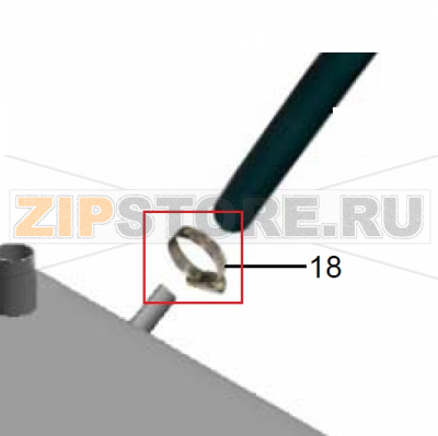 Hose wire clamp 12/20 Meiko FV 130.2 Hose wire clamp 12/20 Meiko FV 130.2Запчасть на деталировке под номером: 18Название запчасти Meiko на английском языке: Hose wire clamp 12/20 Meiko FV 130.2