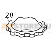 Ghiera per boccia sale Elettrobar Fast 161 D Ghiera per boccia sale Elettrobar Fast 161 DЗапчасть на деталировке под номером: 28