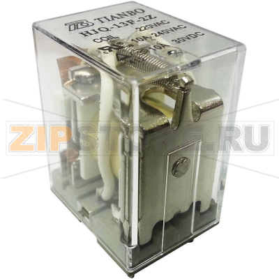 Реле электромагнитное 230 В/AC, 15 А, 1 шт Tianbo HJQ-13F-2Z-220/240VAC 