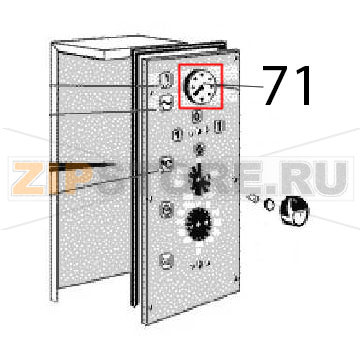 Thermometer Angelo Po FC241G Thermometer Angelo Po FC241GЗапчасть на деталировке под номером: 71