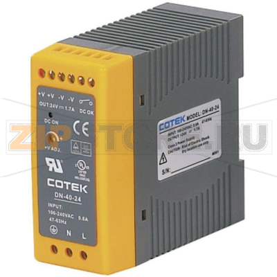 Блок питания на DIN-рейку 12 В/DC, 3.4 А, 40.8 Вт Cotek DN 40-12 