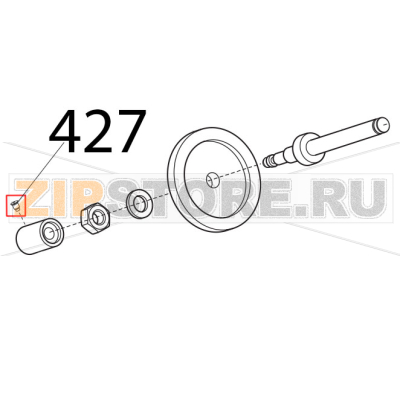 Vite bloc. pulsante aff. Sirman Canova 300 Vite bloc. pulsante aff. Sirman Canova 300Запчасть на деталировке под номером: 427