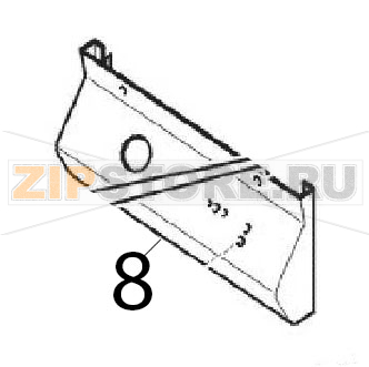 Control board Angelo Po 0A1CP1E Control board Angelo Po 0A1CP1EЗапчасть на деталировке под номером: 8