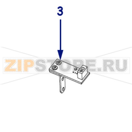 Сенсор черной метки Zebra 170Xi4 Датчик черной метки для термопринтера Zebra 170Xi4Запчасть на сборочном чертеже под номером: 3Количество запчастей в комплекте: 1Название запчасти Zebra на английском языке: Kit Reflective Media (Black Mark) Sensor