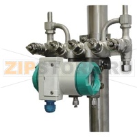 3-х вентильный блок DN 8 для неагрессивных жидкостей и газов, макс. давление 420 бар, подключение к процессу накидная гайка с обжимным кольцом под трубку Д 12 мм, с контрольным штуцером, Siemens 7MF9416-1c.