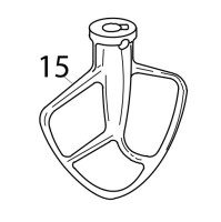 Beater flat KitchenAid 5K45SSEWH