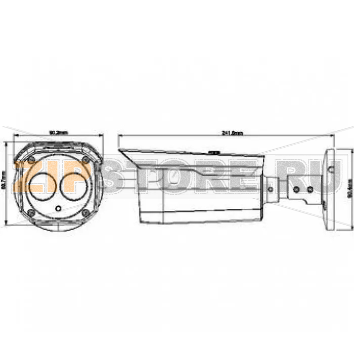Видеокамера Dahua DH-HAC-HFW2120BP-B-0600B 