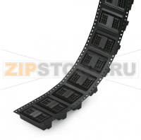 MCS MINI HD THR male header, 2-row; 0.8 x 0.8 mm solder pin; straight; 100% protected against mismating; Levers; in tape-and-reel packaging; Pin spacing 3.5 mm; 2 x 14-pole; black Wago 713-1414/116-000/997-408