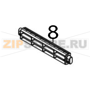 Label roll TSC TE200 Label roll TSC TE200Запчасть на деталировке под номером: 8