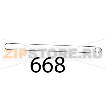 Perno motore inox Sirman Mirra 250 C Perno motore inox Sirman Mirra 250 CЗапчасть на деталировке под номером: 668