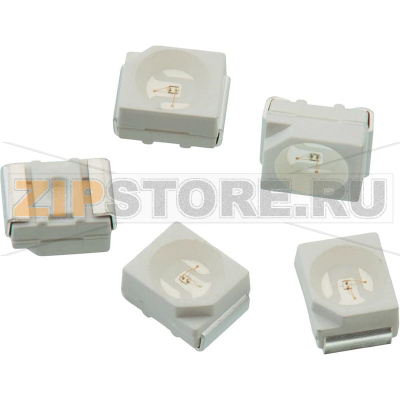 Cветодиод 90 мкд, SMD, 3528, 120°, 30 мА, 2 В, ярко-зеленый Würth Elektronik 150141ВS73100 